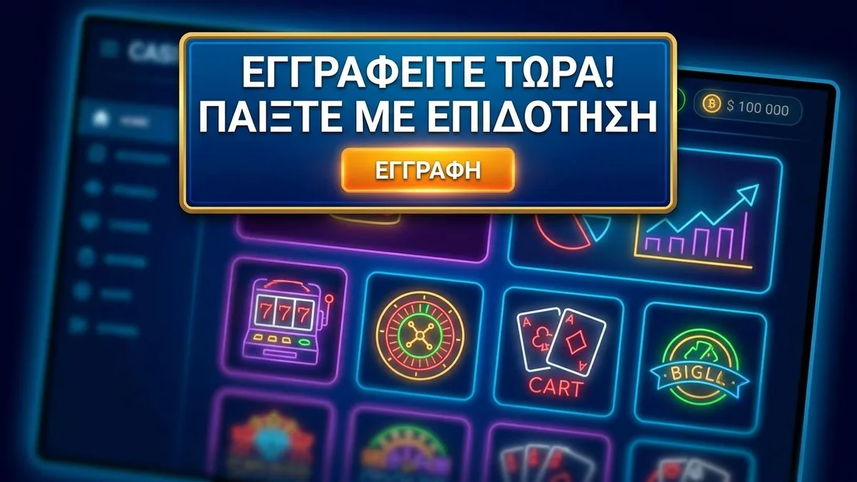 Εγγραφή με προσφορά μπόνους